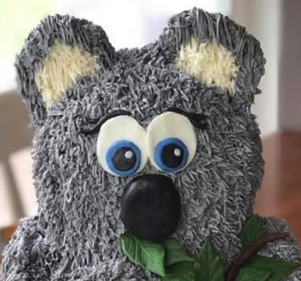 Mimi Rous Baking logo featuring a koala cake